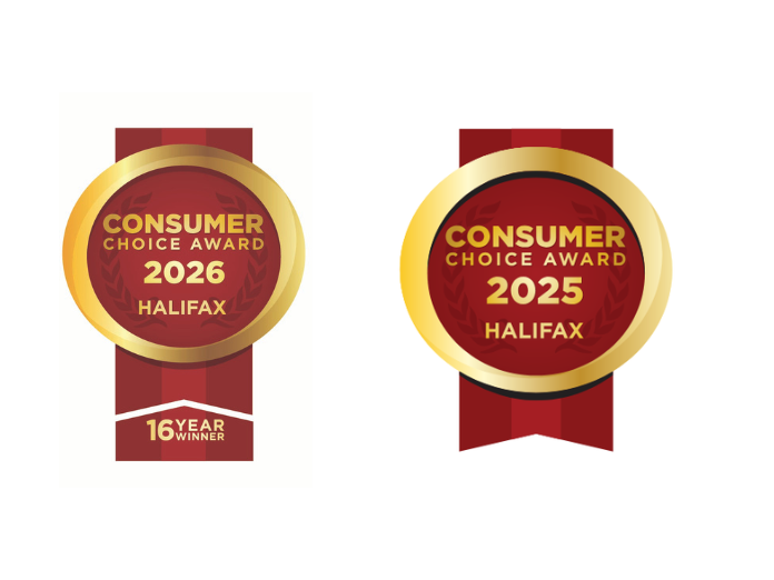 Taylor Flooring won the Consumer Choice Award of 2025 and 2026 for Halifax