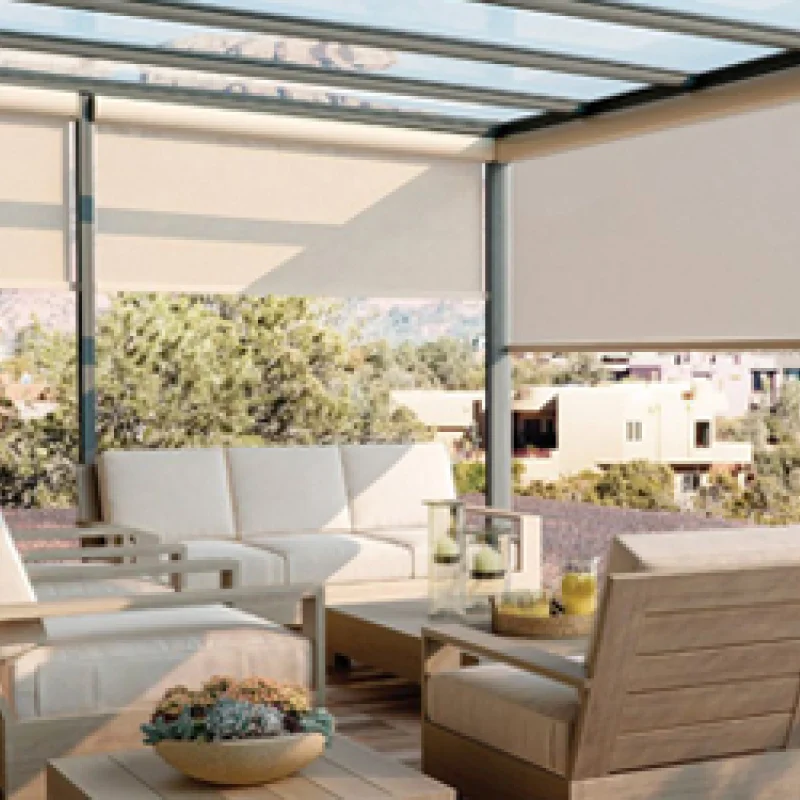 Exterior solar shades available at Artisan Floors & Interiors in  Cape May Court House, NJ